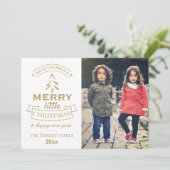 Moderne Tips // Foto Feiertagskarte (Stehend Vorderseite)