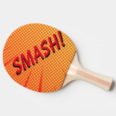 Moderne Tischtennis Smash Red Color Schläger (Seitenansicht)