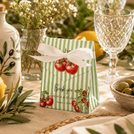 Moderne Tomaten-Hochzeit Danke  Geschenkschachtel