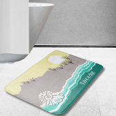 Moderne Torn Sunset Beach Muschel - Tauchen Sie ei Badematte
