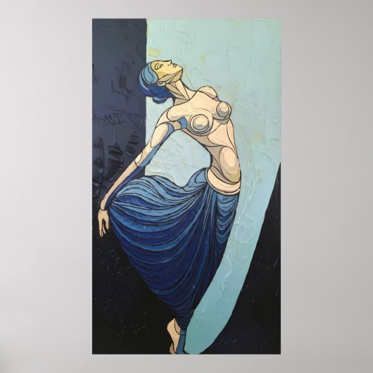 Moderne Tradition: Eleganz in jedem Schlaganfall Poster (Vorne)