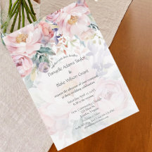 Moderne traditionelle Hochzeit in Aquarellfarbe Ro