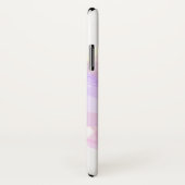 Moderne transparente Ebenen/Magenta Rosa Gelb Case-Mate iPhone Hülle (Hinten/Rechts)