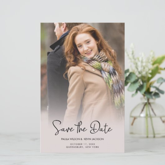 Moderne Transparenz Hochzeitsszenario für kundensp (Stehend Vorderseite)