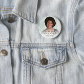 Moderne Trauerfoto-Gedenkbutton Forever Hearts Button (Beispiel)
