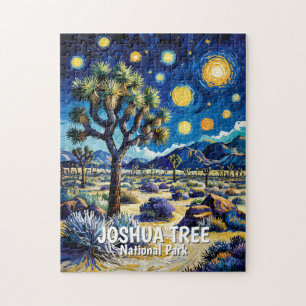 Moderne traumhafte Joshua Tree Mojave-Wüstenwander Puzzle