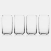 Moderne Trauzeugen geben Monogram-Trauzeuge Dosenglas (Rechts)