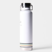 Moderne Trauzeugin Personalisiert Trinkflasche (Rückseite)