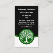Moderne Tree Trimmer Landschaften auf Visitenkarte (Vorderseite)