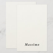 Moderne Trenddesigns einzigartig persönlich Briefpapier (Vorne/Hinten)