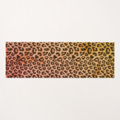 Moderne Trendfarben-Leopard-Printwerbung Yogamatte (Vorderseite (Horizontal))