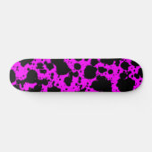Moderne Trendfarben und Rosa Skateboard (Horizontal)