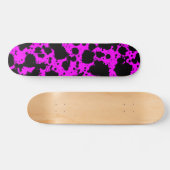 Moderne Trendfarben und Rosa Skateboard (Horizontal)