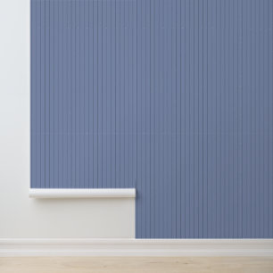 Moderne trendige 1" Pinstreifen Blau Tapete
