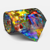 Moderne trendige abstrakte Kunst Krawatte (Gerollt)