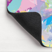 Moderne Trendige Abstrakte Kunst, Lustige Bunte Sc Mousepad (Ecke)