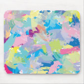 Moderne Trendige Abstrakte Kunst, Lustige Bunte Sc Mousepad (Vorne)