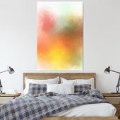 Moderne trendige Abstrakte Kunst Rotes Gelb Leinwanddruck (Insitu (Schlafzimmer))
