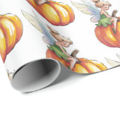 Moderne trendige Aquarellmühle und Pumpkin Geschenkpapier (Rolleneckpunkt)