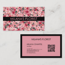 Moderne trendige Blume Floristik Geschäft Pinke Ma
