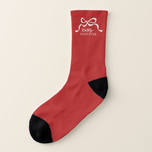 Moderne, trendige Bows SEIN MEIN VALENTINE Socken (Links - Außen)