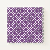 Moderne, trendige Chevrons Fotos | Monogramm Notizblock (Rückseite)