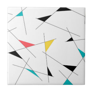 Moderne, trendige, einfache, lustige geometrische  fliese