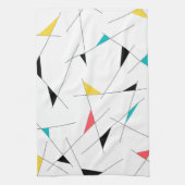 Moderne, trendige, einfache, lustige geometrische geschirrtuch (Vertikal)