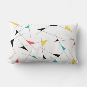 Moderne, trendige, einfache, lustige geometrische  lendenkissen