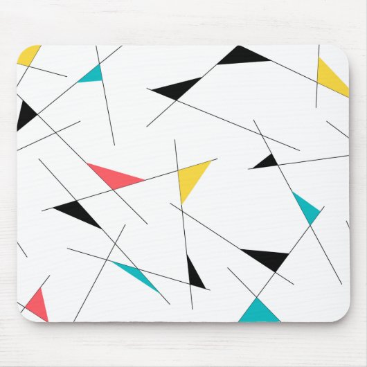 Moderne, trendige, einfache, lustige geometrische mousepad (Vorne)