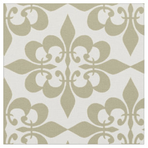 Moderne Trendige Elegante Vintage-Sage-Damaskus Stoff