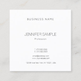 Moderne Trendige Elegante Vorlage Luxus Schön Quadratische Visitenkarte