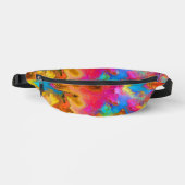 Moderne trendige, farbenfrohe Rainbow Art Bauchtasche (Vorderseite)