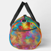 Moderne trendige, farbenfrohe Rainbow Art Duffle Bag (Rechts)
