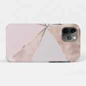 Moderne trendige feminine Triangle Blush Textur Case-Mate iPhone Hülle (Rückseite (Horizontal))