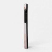 Moderne trendige feminine Triangle Blush Textur Case-Mate iPhone Hülle (Hinten/Links)
