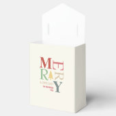 Moderne, trendige, fröhliche und helle Minimalisti Geschenkschachtel (Geöffnet)