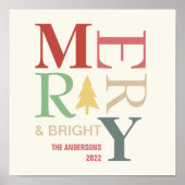 Moderne, trendige, fröhliche und helle Minimalisti Poster (Vorne)