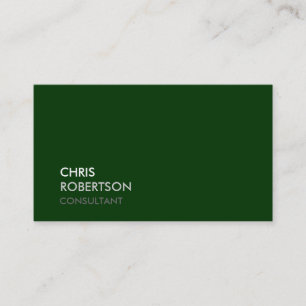 Moderne, trendige Green Attraktive Business Card Visitenkarte