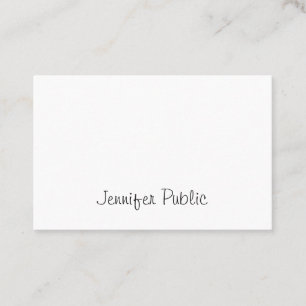 Moderne trendige handgeschriebene Schriftart cool, Visitenkarte