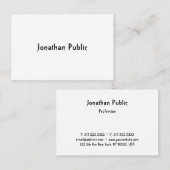 Moderne, trendige Handschrift Berufliche Vorlage Visitenkarte (Vorne/Hinten)