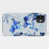 Moderne, trendige Kunst des Blumenmusters / Blume Case-Mate iPhone Hülle (Rückseite (Horizontal))