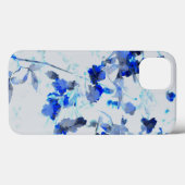 Moderne, trendige Kunst des Blumenmusters / Blume Case-Mate iPhone Hülle (Rückseite (Horizontal))