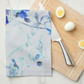 Moderne, trendige Kunst des Blumenmusters / Blume Geschirrtuch (Viertel Falte)