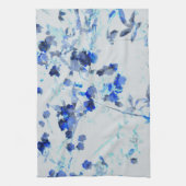 Moderne, trendige Kunst des Blumenmusters / Blume Geschirrtuch (Vertikal)