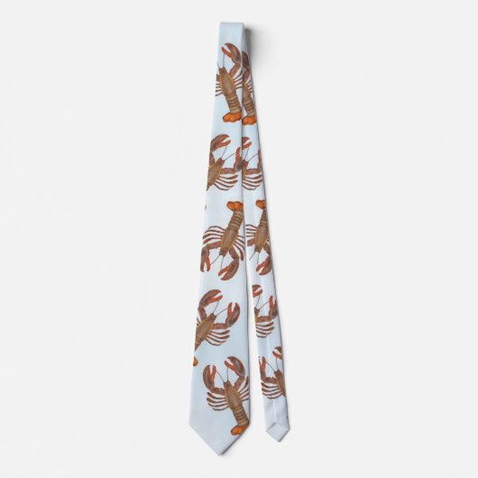 Moderne trendige Meeresfrüchte Humorvoll Krawatte (Vorderseite)