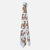 Moderne trendige Meeresfrüchte Humorvoll Krawatte (Vorderseite)