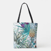 Moderne trendige Muster Ananas Obst Sommerchic Tasche (Rückseite)