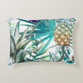 Moderne trendige Muster Ananas Obstfamilie Chic Dekokissen