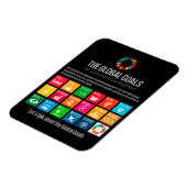 Moderne Trendige Nachhaltigkeitsziele Inspiration Magnet (Linke Seite)